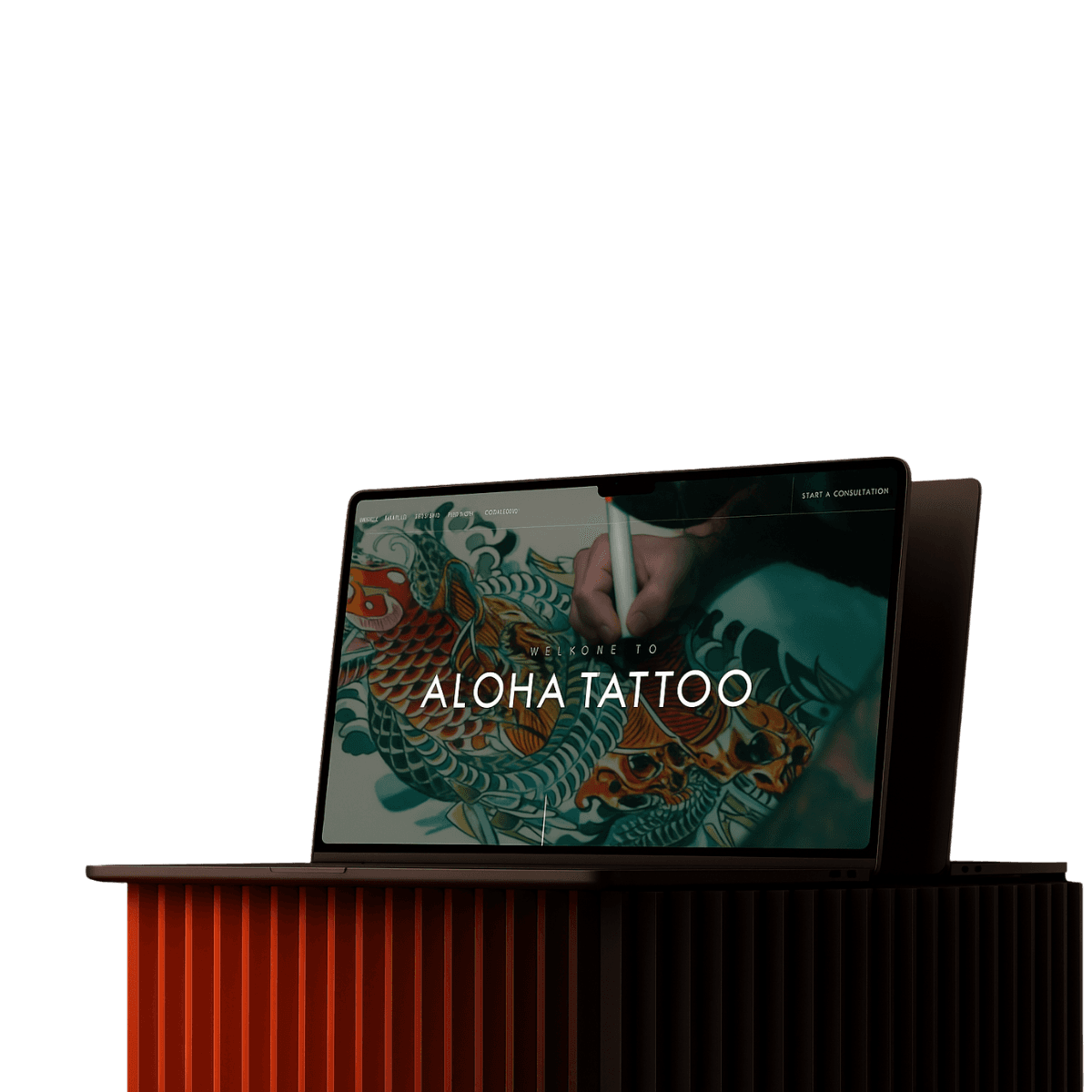 Google search interface on a device